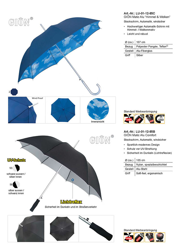 Accessoires Schirme Taschenschirme Hut&Regenschirm 